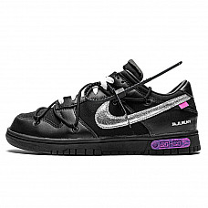 Унисекс Nike Dunk Low x Off-White Black/Silver